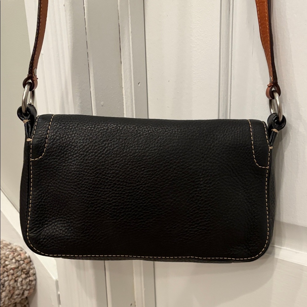 Y2K Coach Chelsea Turnlock Crossbody Bag Black Pebbled Leather - Picture 5 of 10